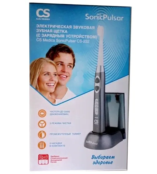 Электрическая звуковая зубная щетка CS Medica CS-232-3