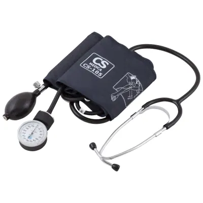 Механический тонометр CS Medica CS-105 со встроенным фонендоскопом-0