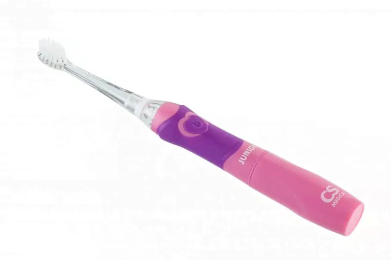 Электрическая звуковая зубная щетка цв.розовый CS Medica CS-562 junior-3