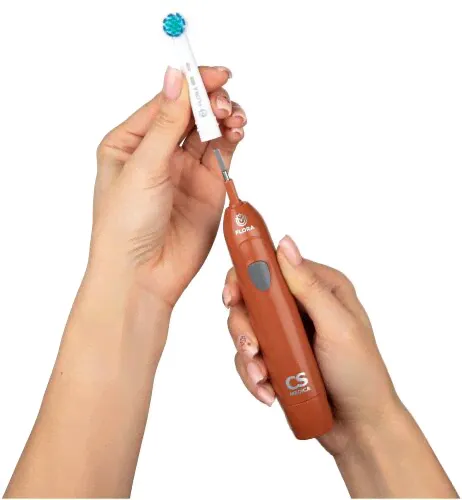 Электрическая зубная щетка CS Medica CS-20040-F (оранжевая)