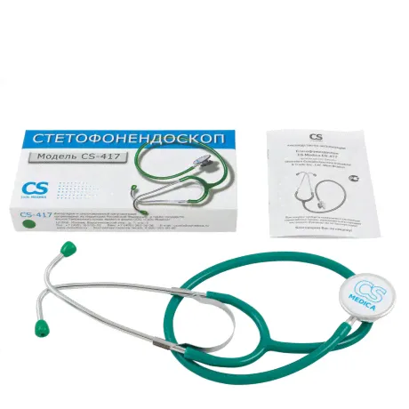 Стетофонендоскоп CS Medica CS-417 (зеленый)
