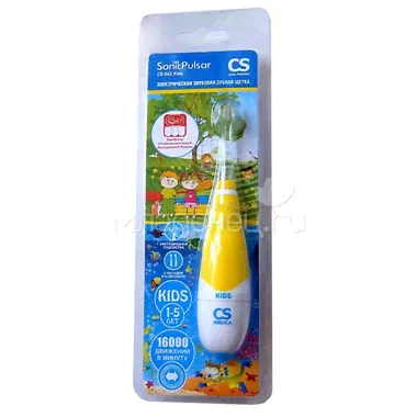 Зубная щетка электрическая звуковая CS Medica Kids SonicPulsar CS-561 Kids-0