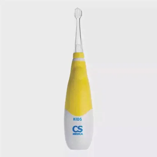 CS Medica CS-561 Kids электрическая звуковая зубная Щетка желтая