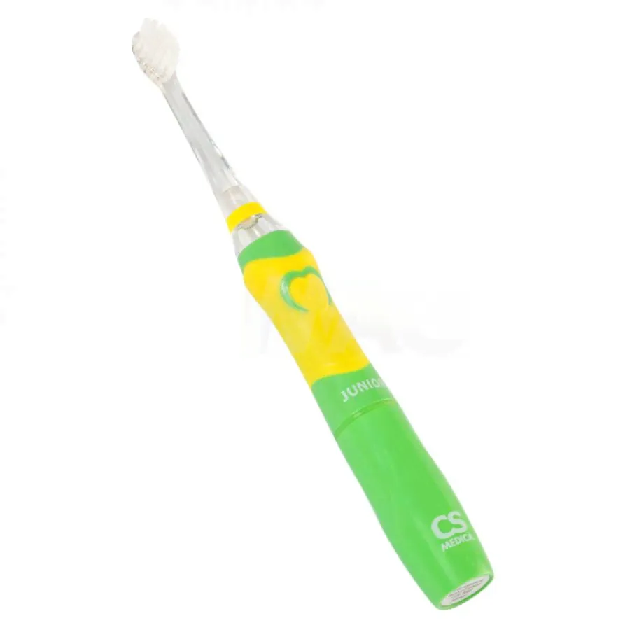 Зубная щетка CS Medica Электрическая звуковая CS-562 Junior зеленая-0