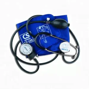 Тонометр механический CS Medica CS-105 (со встроенным фонендоскопом)-0