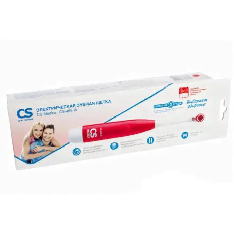 Электрическая зубная щетка CS Medica CS-465 красная-2