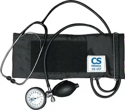 CS Medica CS-107 (встроенный фонендоскоп, большой манометр совмещен с грушей)